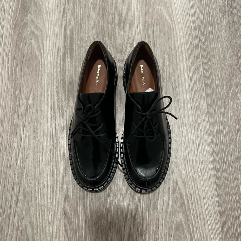 Reformation Leather Adriana Platform Oxford